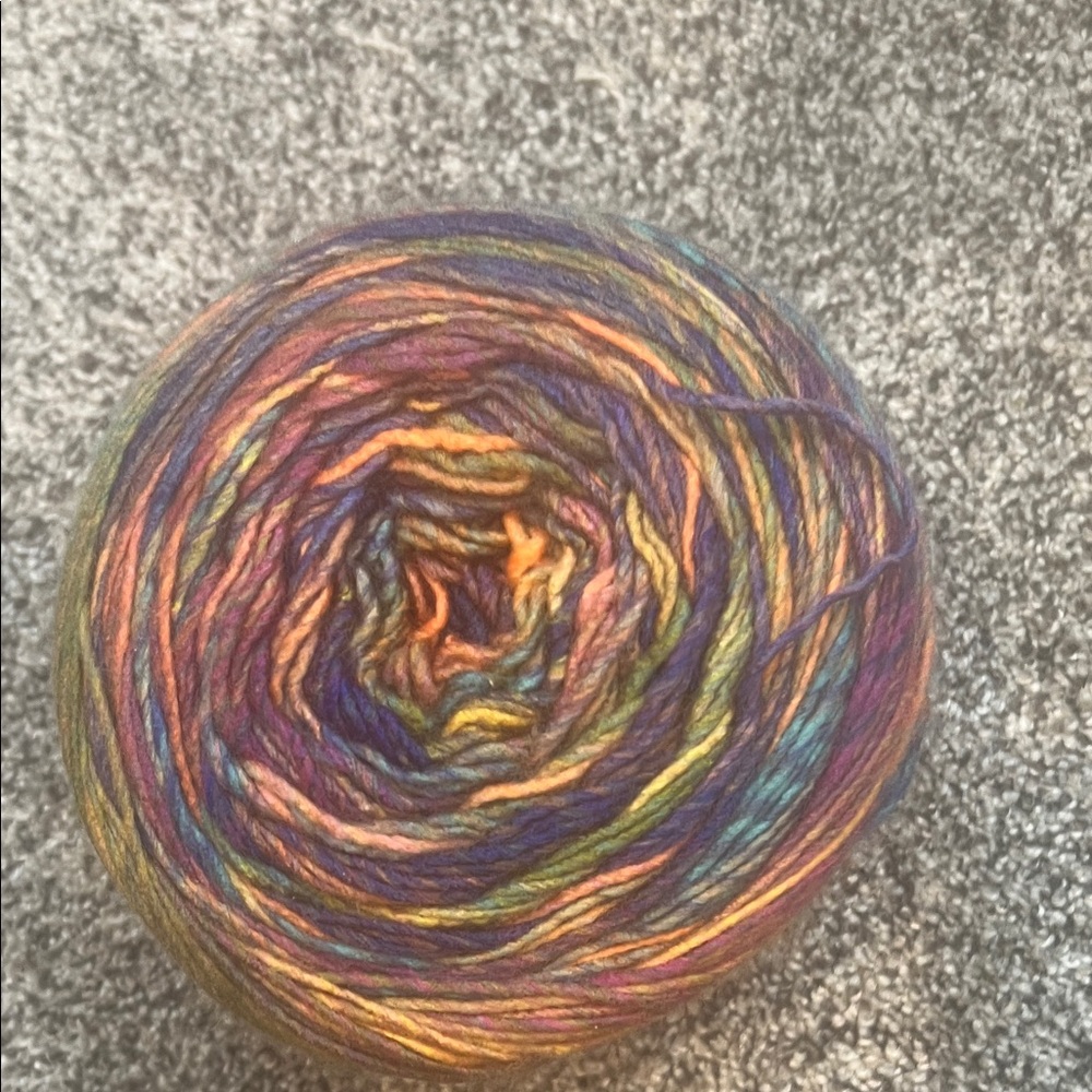 Multicolor Hand-Dyed Yarn Cake - Home Art